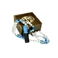 Персональний мундштук Personalka Stone з бусами ST045