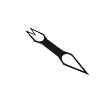 Вилка - шило Black forkpoke decor.
