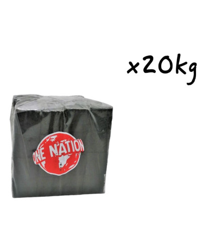 Кокосовый уголь для кальяна One nation 26, 20 кг ящик