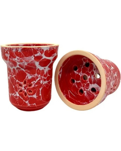 Чаша для кальяна Solaris Classic Eva Red&ampampampampampampampampampampampampampampampampampWhite