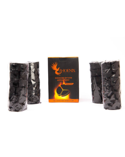 Кокосове вугілля для кальяна Phoenix, 1 кг Kaloud - фото 3