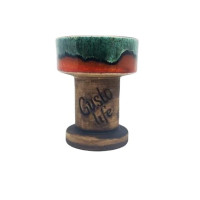 Чаша для кальяну Gusto Rook Green Orange