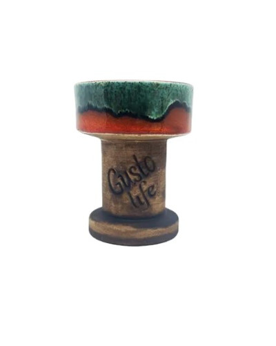 Чаша для кальяну Gusto Rook Green Orange
