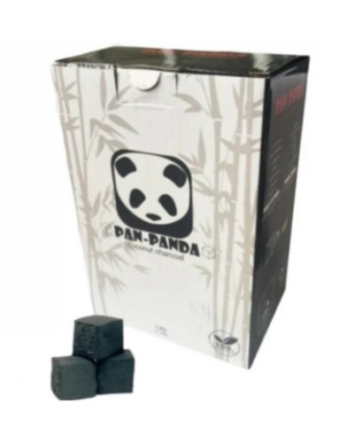 Кокосовый уголь для кальяна PAN PANDA 1 кг 25мм