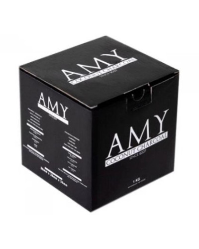 Кокосове вугілля для кальяна AMY 1 кг. 26 мм