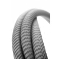 Силиконовый шланг Carbon Silver