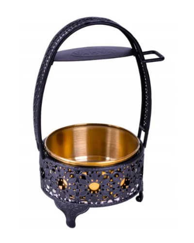 Корзина для вугілля Yahya Black/Gold - фото 3