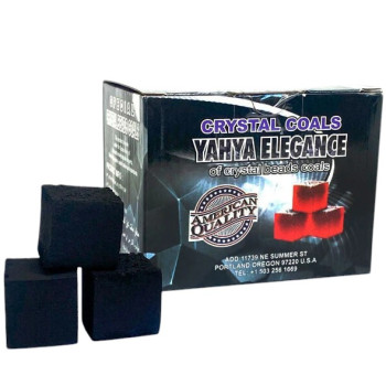 Кокосовый уголь для кальяна Yahya Elegance 25 cube, 0,5 кг.