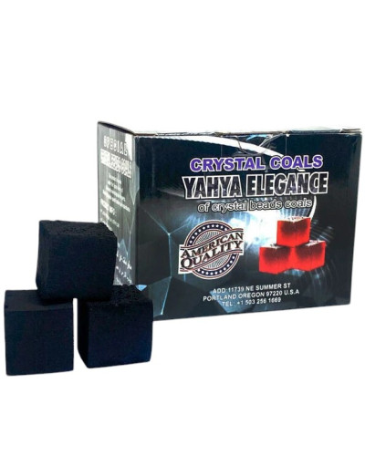 Кокосовый уголь для кальяна Yahya Elegance 25 cube, 0,5 кг