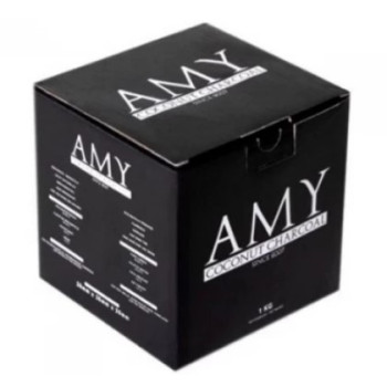 Кокосове вугілля для кальяна AMY 1 кг. 25мм.