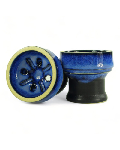 Чаша для кальяна Sweet Bowls Ring Glaze Blue