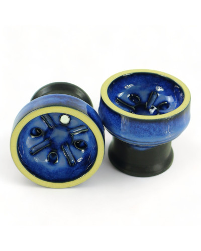 Чаша для кальяна Sweet Bowls Ring Glaze Blue - фото 4