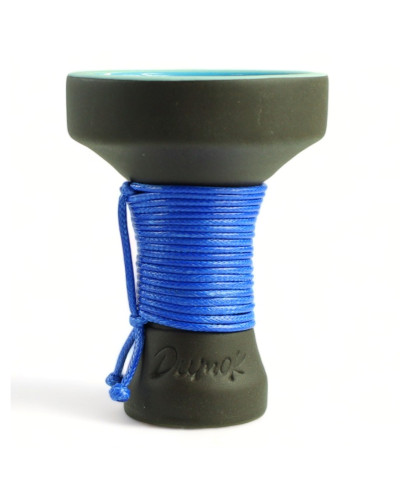 Чаша для кальяна Dumok Cord M Blue Classic з плетінням - фото 3