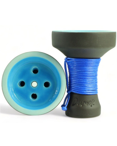 Чаша для кальяна Dumok Cord M Blue Classic з плетінням - фото 2