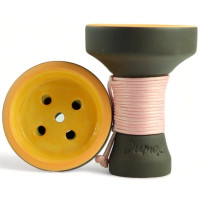 Чаша для кальяна Dumok Cord M Peach Classic з плетінням