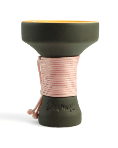 Чаша для кальяна Dumok Cord M Peach Classic з плетінням - фото 3