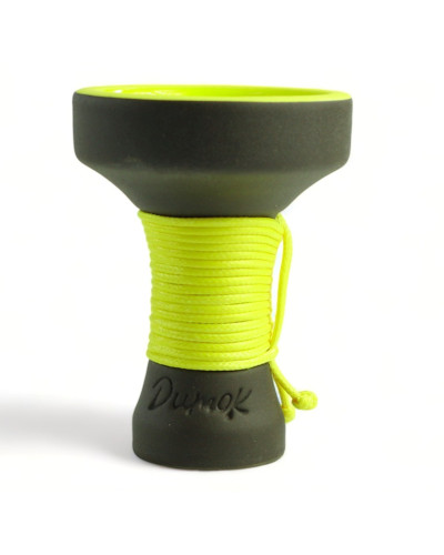 Чаша для кальяна Dumok Cord M Yellow Classic з плетінням - фото 3