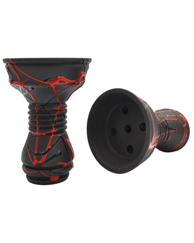 Чаша для кальяну Gusto Killa Bowl Red&ampampampampampampampampampampampampampampampampampBlack - фото 3