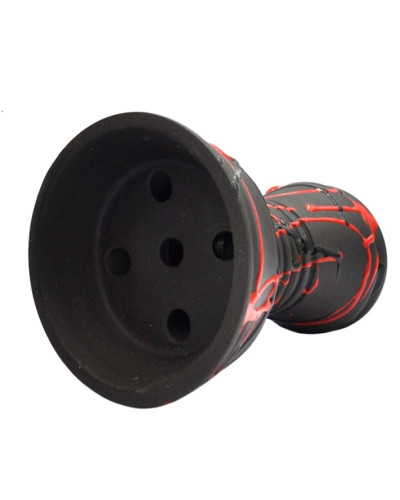 Чаша для кальяну Gusto Killa Bowl Red&ampampampampampampampampampampampampampampampampampBlack - фото 2