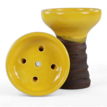 Чаша для кальяна Dumok Turka Glaze Yellow Dumok Hookah (Україна) - фото 13