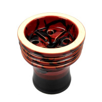 Чаша для кальяна Sweet Bowls Unika Glaze Red