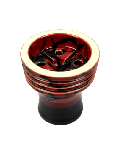 Чаша для кальяна Sweet Bowls Unika Glaze Red