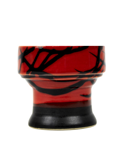 Чаша для кальяна Sweet Bowls Ring Glaze Red