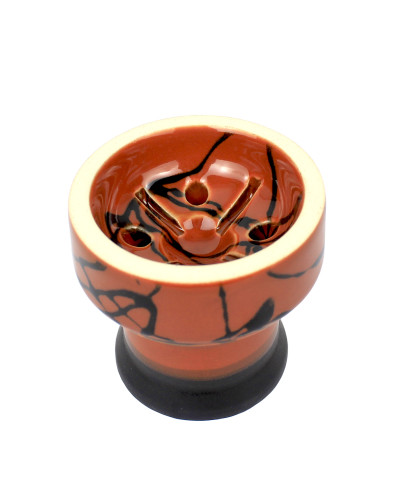 Чаша для кальяна Sweet Bowls Ring Glaze Orange - фото 3