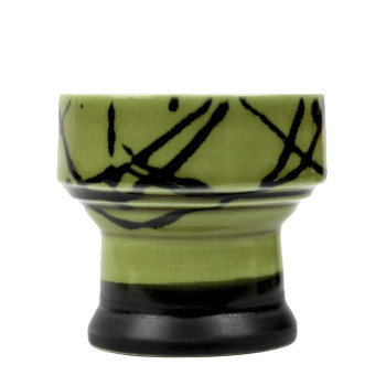 Чаша для кальяна Sweet Bowls Ring Glaze Green.