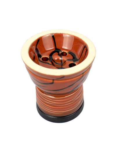 Чаша для кальяна Sweet Bowls New Turkish Glaze Orange - фото 3