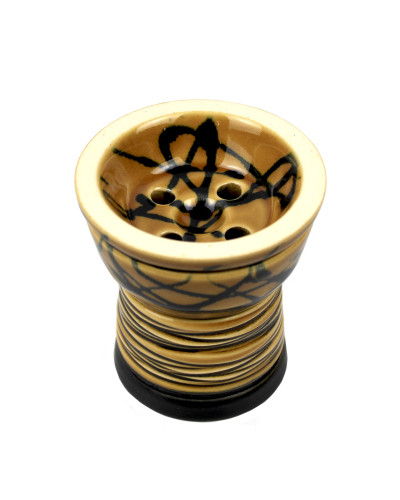 Чаша для кальяна Sweet Bowls New Turkish Glaze Yellow - фото 3