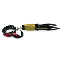 Щипці для вугілля Dumok Cord Yellow з плетінням
