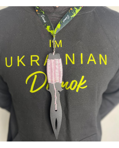 Щипці для вугілля Dumok Cord Pink з плетінням - фото 6