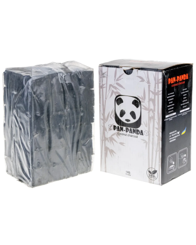 Кокосове вугілля для кальяну PAN PANDA 1 кг26мм