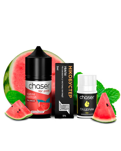 Набор для самозамеса Chaser For Pods Watermelon Menthol