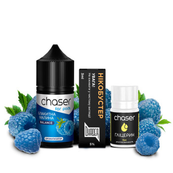 Набор для самозамеса Chaser For Pods Blue Raspberry - фото 5