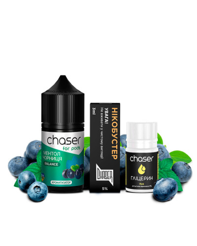 Набор для самозамеса Chaser For Pods Blueberry Menthol