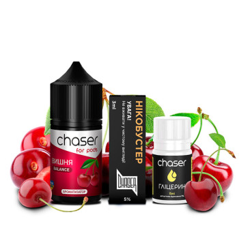 Набор для самозамеса Chaser For Pods Cherry 30мл - фото 1