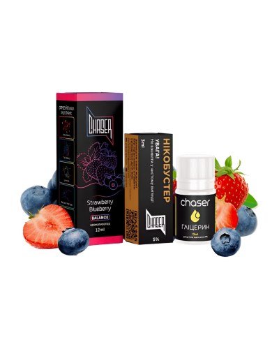 Набор для самозамеса Chaser Black Strawberry Blueberry