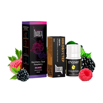 Набор для самозамеса Chaser Black Blackberry Sour Raspberry - фото 2