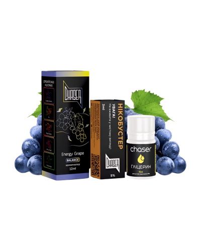Набор для самозамеса Chaser Black Grape Energy