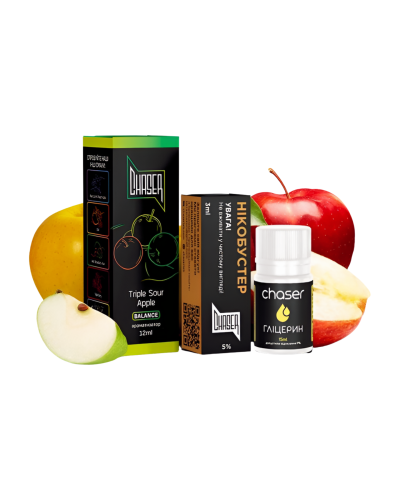 Набор для самозамеса Chaser Black Triple Sour Apple
