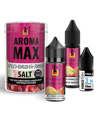 Набір для самозамісу Flavorlab Aroma MAX Арбуз Вишня Лимон Strong