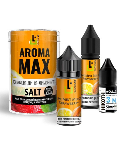 Набір для самозамісу Flavorlab Aroma MAX Полуниця Диня Лимон М\'ята Strong