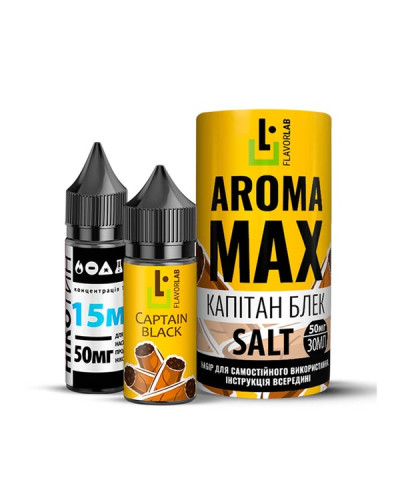 Набір для самозамісу Flavorlab Aroma MAX Капітан Блек