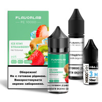 Набір для самозамісу Flavorlab PE 10000 Ice Kiwi Strawberry Strong