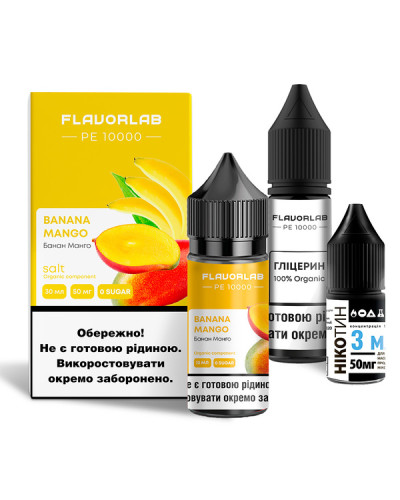 Набір для самозамісу Flavorlab PE 10000 Banana Mango Strong