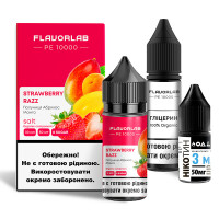 Набор для самозамеса Flavorlab PE 10000 Strawberry Razz Strong