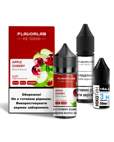 Набір для самозамісу Flavorlab PE 10000 Apple Cherry