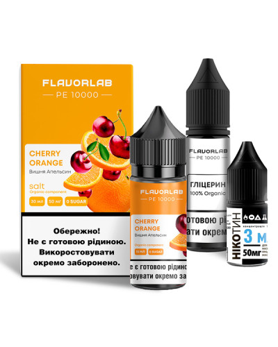 Набір для самозамісу Flavorlab PE 10000 Cherry Orange